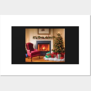 Fireside Christmas - Scene 9 Posters and Art